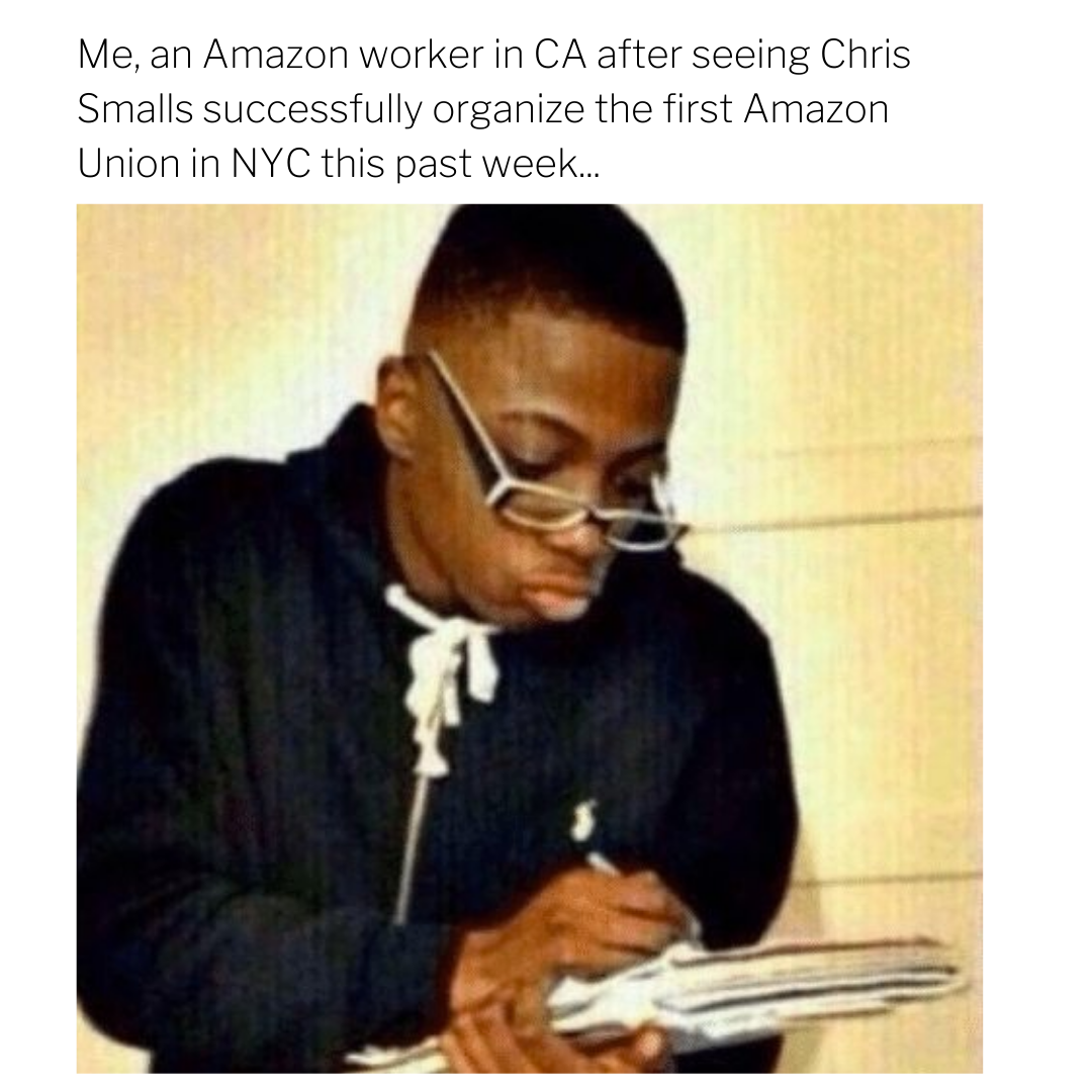 Taking notes on how to unionize meme