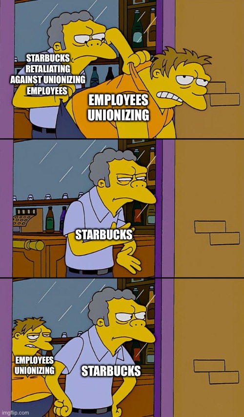 Starbucks union-busting meme