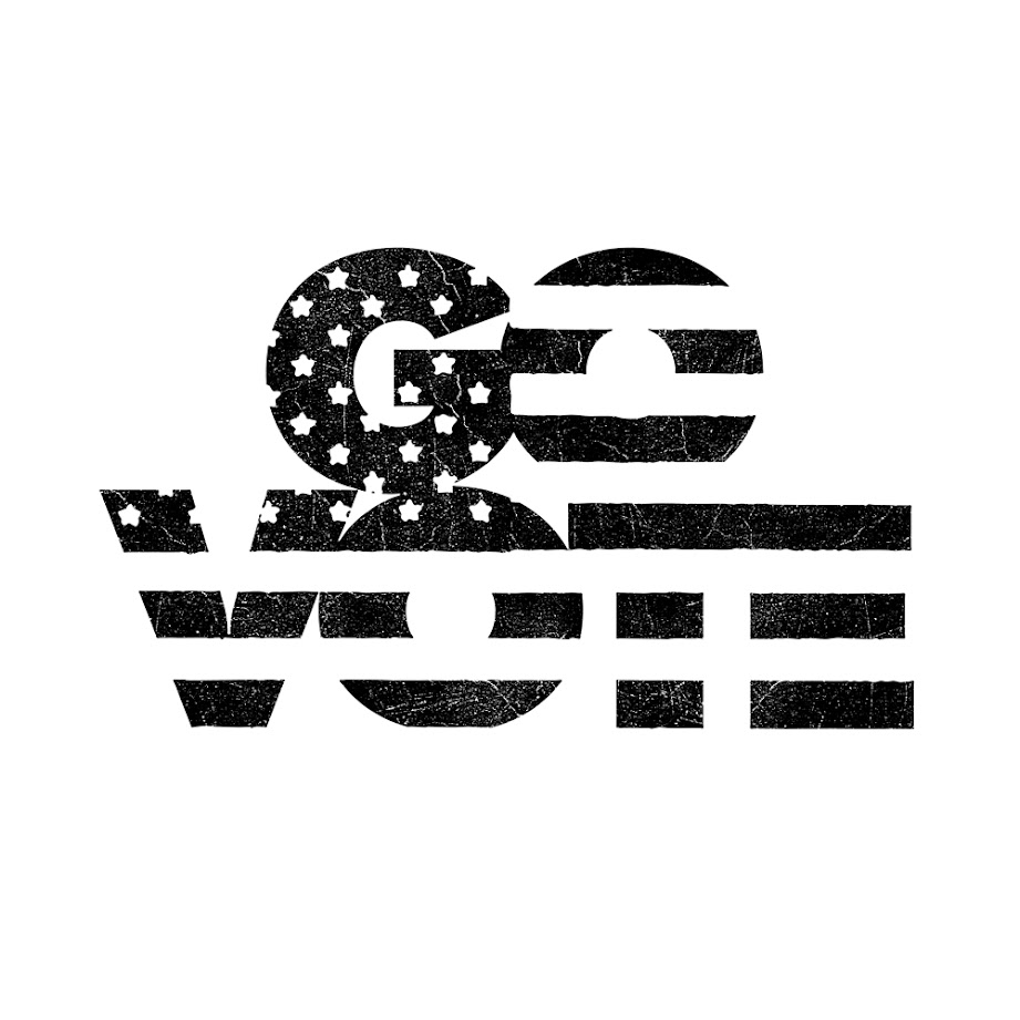 Go Vote American flag