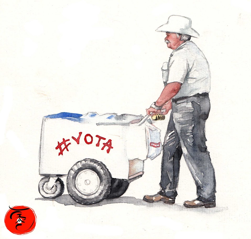 #Vota icecream man