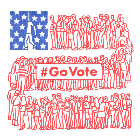 #GoVote line