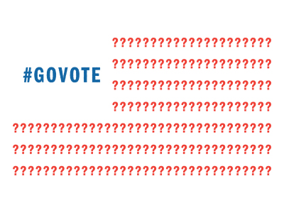 #GoVote flag