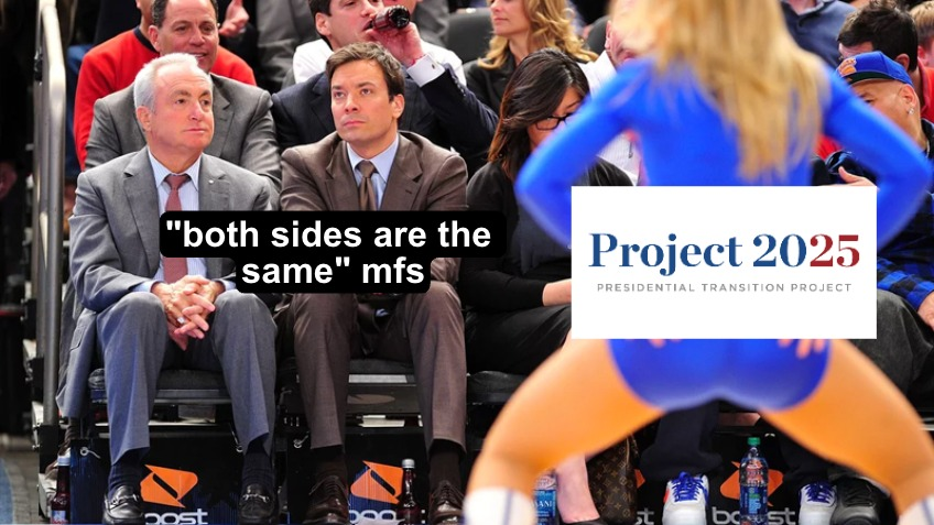"Both sides are the same" mfs meme