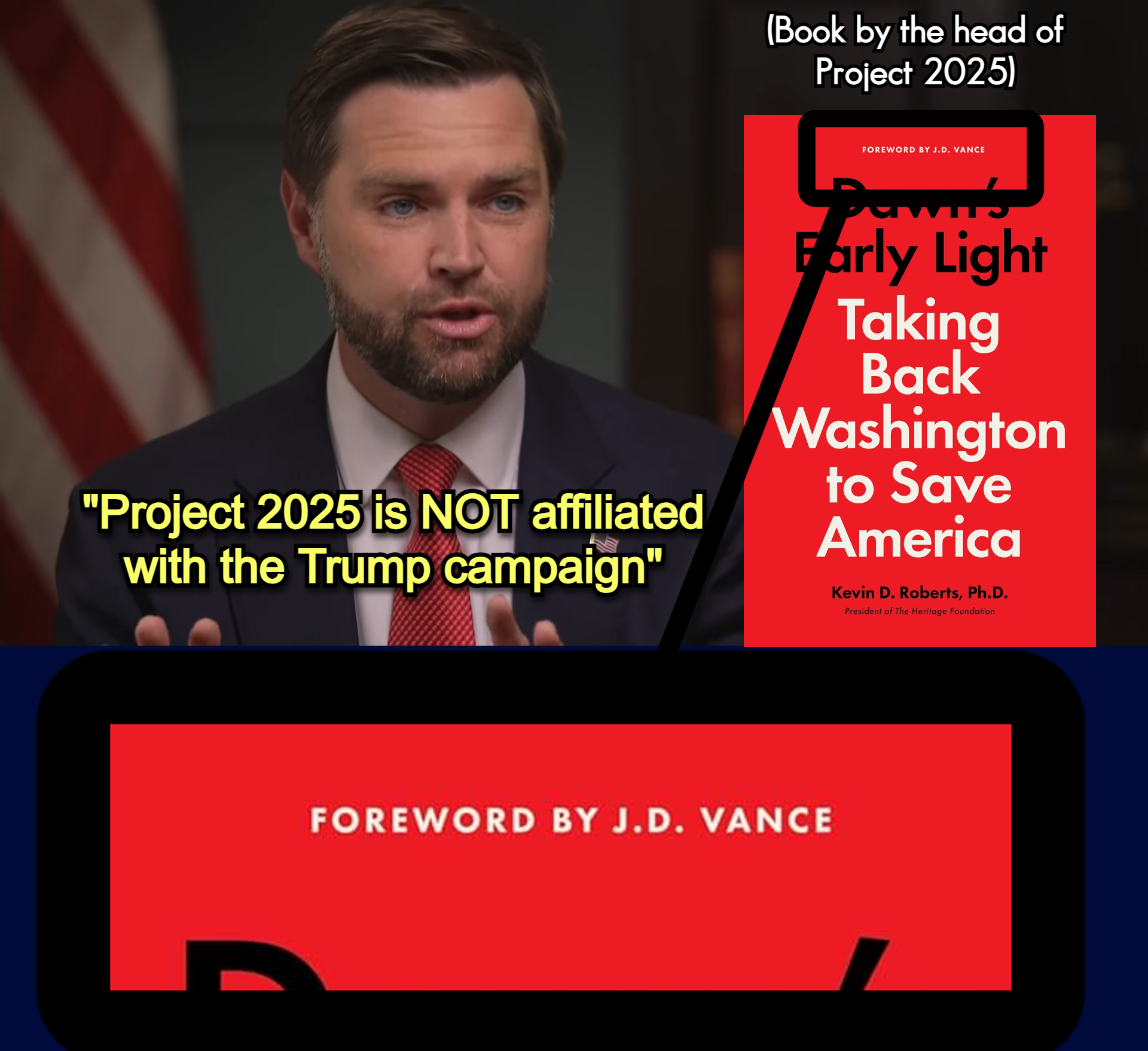 foreward by J.D. Vance meme