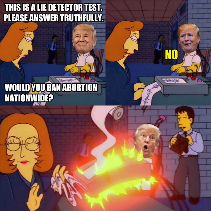 This is a lie detector test meme