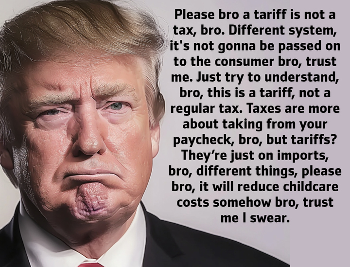 Trump tariff meme