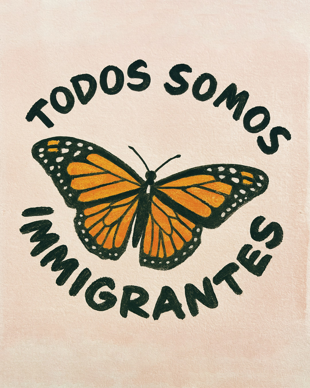 Todos somos immigrantes, poster